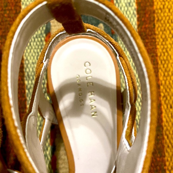 Cole Haan Grand OS Vable Wedge Women’s 6.5B Tan Suede - Picture 7 of 12